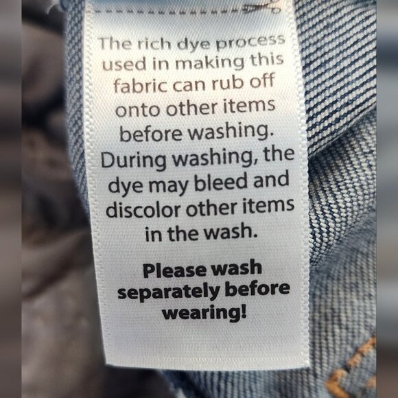 Time and Tru Maternity Jean Shorts Size Large or 12-14 - Picture 6 of 6